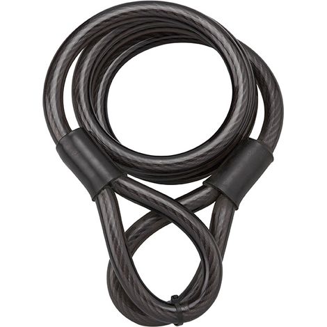 Cavo antifurto Twisty, bicicletta, casette da giardino, Ø 15, 1,80m, guaina in acciaio PVC - THIRARD