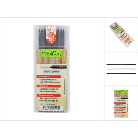 Pica DRY Kit di mine per falegname grigio 10 pezzi