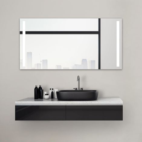 Miroir de Salle de Bain, Verre, 140 x 70 cm (1/5)
