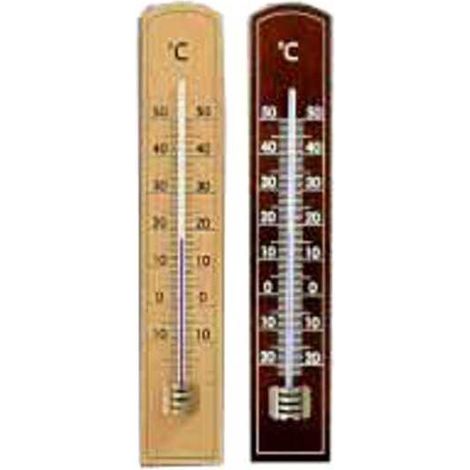 Thermomètre bois foncé Eco 101016 Moller