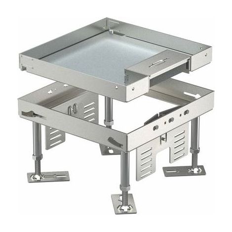 OBO Bettermann Cassetta quadrata con uscita cavo 200x200mm acciaio inossidabile, inossidabile A2 1.4301, 7409208
