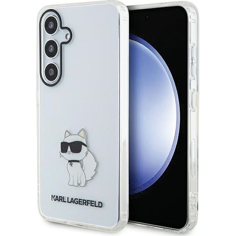 Karl Lagerfeld KLHCS24SHNCHTCT S24 S921transparentes Hartschalenetui IML Choupette (1/5)