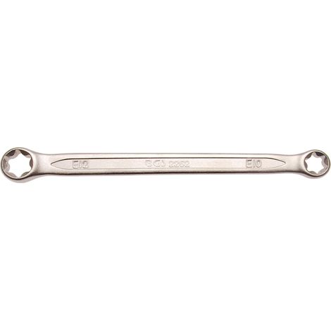 Chiave doppia ad anello BGS con teste ad anello profilo E SW E10 x E12 - 2261