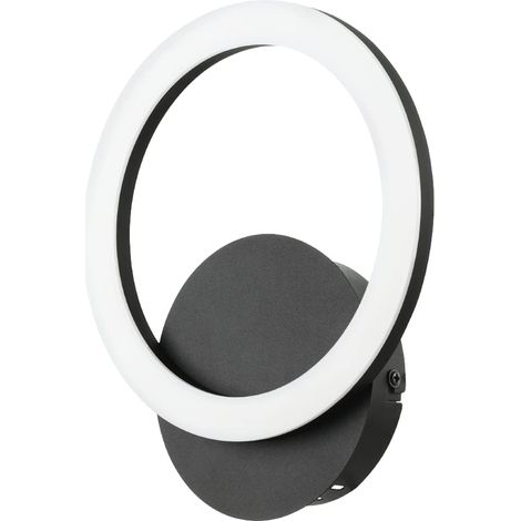 Applique Moderna Parrapos-Z Led Acciaio Nero (1/4)