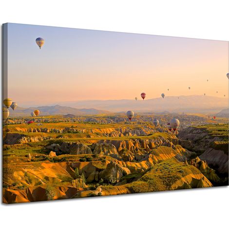 Leinwanddruck Natur Ballonfahrt Türkei 120x80