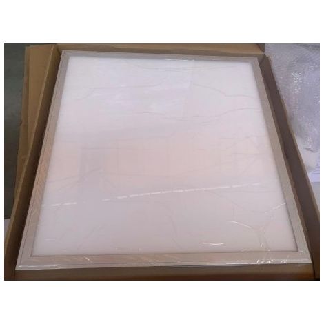 Plafonnier encastré LED 36W dalle 600x600mm 4000K 2600lm 230V (sans driver) bord alu PC opale IK06 IP20/40 SINFONI M600