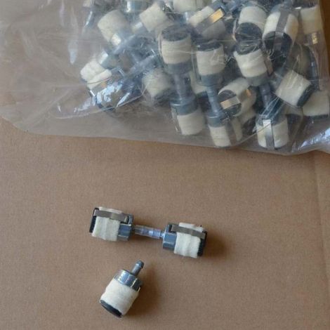 Ölfilter, 5,4 mm Durchmesser,  80 cm³, vliesgefüttert, Walbro 125-528 Kraftstofffilter