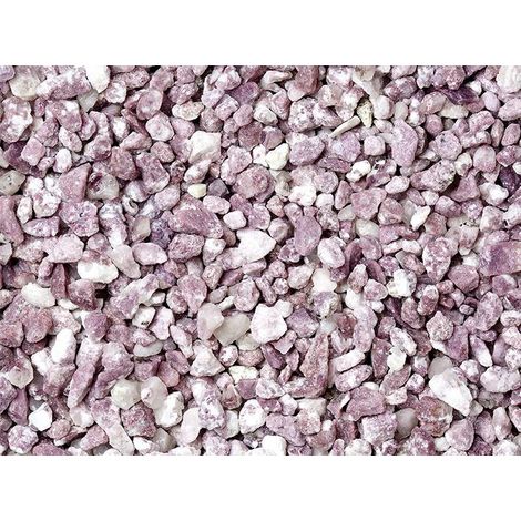 Graniglia, granulato per giardino, Mica Viola 5-12 mm (10 sacchi da 6 Kg)