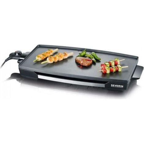 Plancha Electrique - Planche SEVERIN - KG2397 - Surface cuisson 32,5x59,5cm - en fonte anti-adhésive - 2200W (1/4)