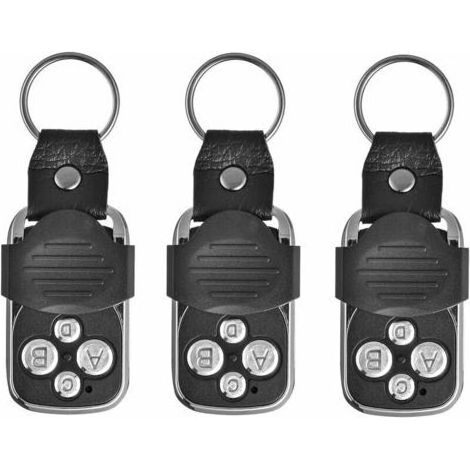 Télecommande[3 Pièce], éLectrique à Distance, pour Porte de Garage Télécommande Universelle 270-433.92MHz avec 4 Boutons Dupliquées (1/5)