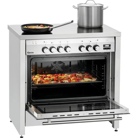 Fourneau vitrocéramique 5K-EBMF - 5 zones de cuisson - Bartscher (1/4)