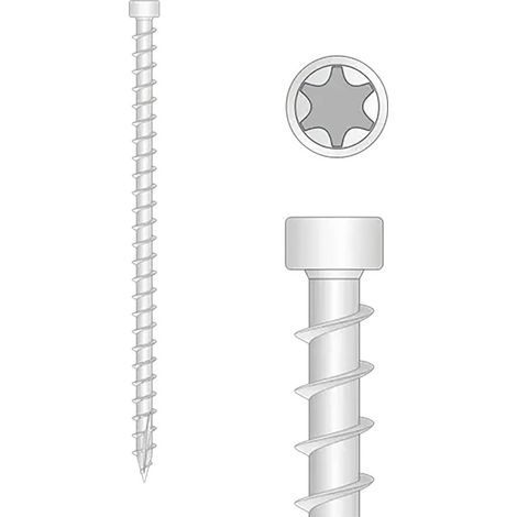 100 Vis À Filetage Total Avec Tête Cylindrique Cpw 06200 - 6X200 mm T30 - D-Work