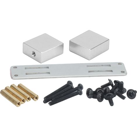 Support métallique rigide pour servomoteur RC - Amélioration et remplacement pour véhicules radiocommandés - Finition argentée (1/5)