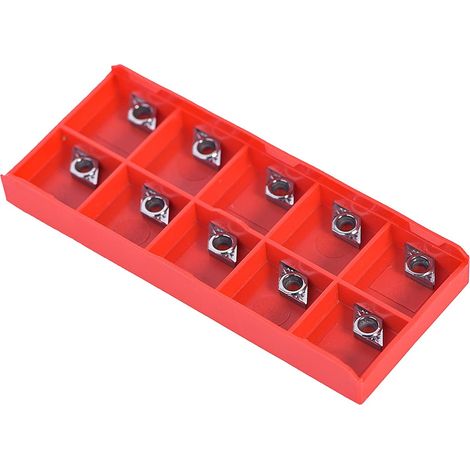 10 plaquettes carbure CNC DCGT070204-AK pour tournage sur tour (1/5)