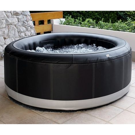 Bagno Italia Minipiscina gonfiabile circolare 204 cm 138 getti idromassaggio autogonfiante per 6 persone ozonoterapia relax spa giardino Mspa (1/5)