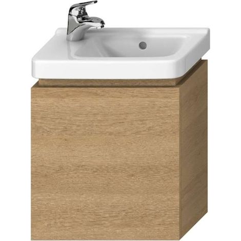 Jika Cubito - Mueble lavabo 44x48 cm, puerta abatible, roble H40J4201005191
