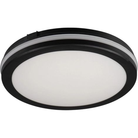 TrAdE Shop Traesio - Plafoniera Led 29w Tecnologia Cct Applique Interno Esterno Soffitto Parete Ip65 Ess-02-3c - Nero (1/5)