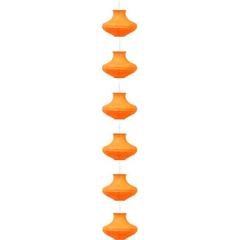 Lustre Candellux GRIFF 6xE14 papier orange 200cm IP20