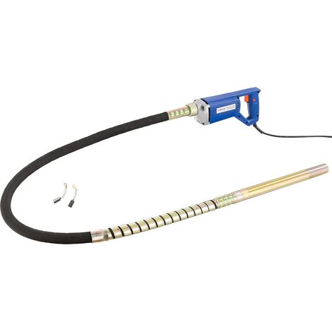 Arebos – Vibrateur à béton 800 W – Moteur en cuivre 5600 tr/min – Tuyau flexible 2 m – Pour béton armé et frais