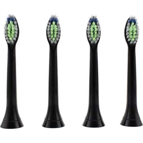 Têtes de brosse à dents noires Philips HX6064 (lot de 4) (1/5)