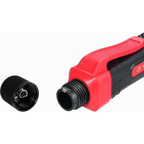 Testeur de tension sans contact NJTY pour diffusion vocale, 12 V-1000 V / 48 V-1000 V, double plage de mesure, détecteur de phase/fil sous tension efficace, lampe torche LED intégrée. (1/5)