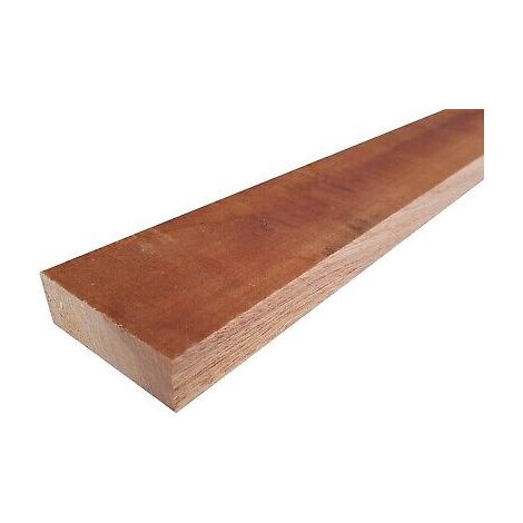 Listello legno massello di mogano grezzo segato mm 28 x varie misure x 1550 dimensione disponibile: mm 28 x 50 x 1500 (1/2)