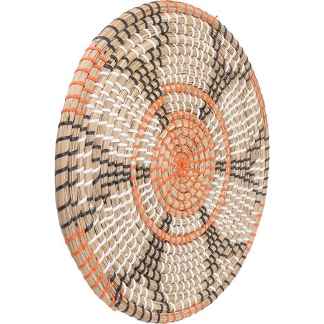 Sets de table ronds innovants en tissu d'herbe de style nordique, décoration murale, 34 cm / 13,4 pouces (1/5)