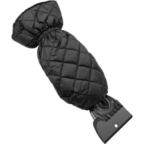 Grattoir à glace, déneigement avec gant antigel, outil de déneigement et de dégivrage du pare-brise et de la voiture - 38 x 17 cm (1/5)