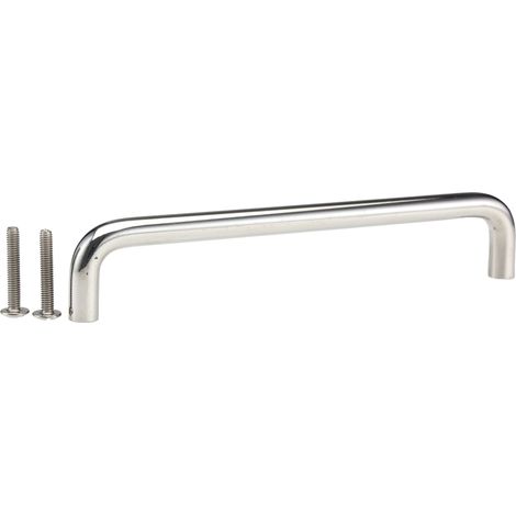 Poignée en Acier inoxydable RS PRO, entraxe 150mm, 159mm x 30 mm x 9mm, Fixations invisibles ( Prix pour Paquet de 2 )