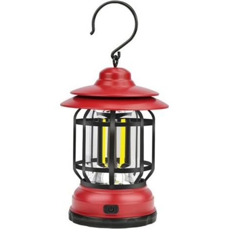 Lanterne multifonctionnelle rétro pour tentes de camping, avec piles. - Online Store (1/5)