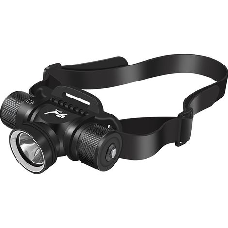 H900 lampe frontale de plongée - 1200 lumens étanche lampe frontale de plongée rechargeable avec 5 modes d'éclairage ipx8 étanche à l'eau natation randonnée Camping chasse pêche (1/5)