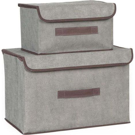Bolsa de almacenamiento de ropa Crezuo, bolsa de almacenamiento de edredón debajo de la cama de tela no tejida, bolsa de almacenamiento de edredón-Crezuo