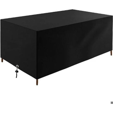 Housse Salon de Jardin,Housse de Table Jardin Rectangulaire, 180x110x70cm/LxWxH très résistant Housse de Protection pour Table de