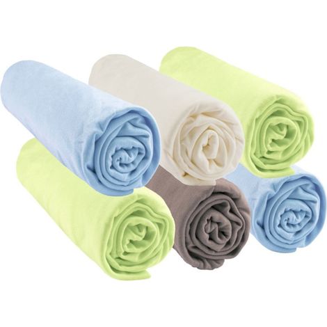 Drap housse 40x80 40x90 Bambou OCÉAN (Lot de 6) (1/5)