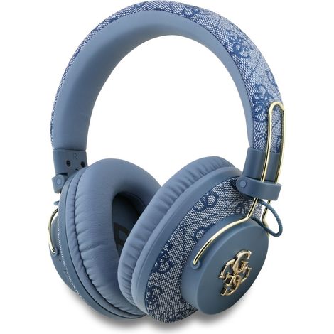 Auriculares supraaurales Bluetooth Guess ENC 4G con logo azul (1/5)