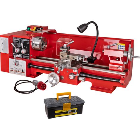 Leitspindeldrehmaschine Drehmaschine Drehbank 400 Volt Premium mit Beleuchtung (1/5)