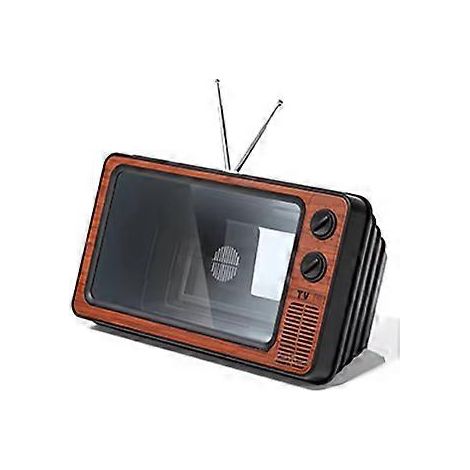 Bildschirmvergrößerung für Smartphones, ausziehbarer Ständer, Handyhalterung, HD-Videoverstärker, Augenschutz, Retro-Design