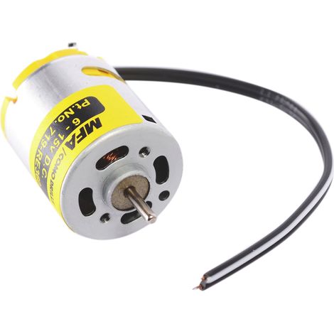 Motoréducteur CC RS PRO, 12 V, 612 V c.c., 12,8 W, 5258 tr/min., dia. de l'arbre 3.18mm ( Prix pour 1 )