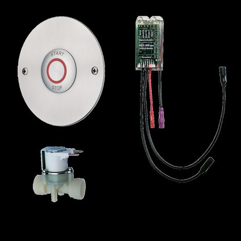 KWC Duscharmatur, AQUATIMER, Hw.-mont, Elektronisch, O. Mischung, 24 VDC (1/2)