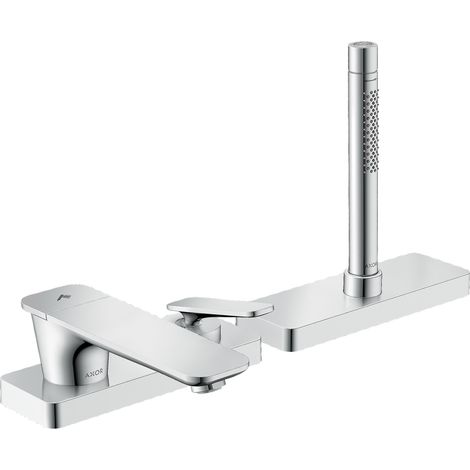hansgrohe AXOR Citterio C Mezclador monomando de 3 agujeros para