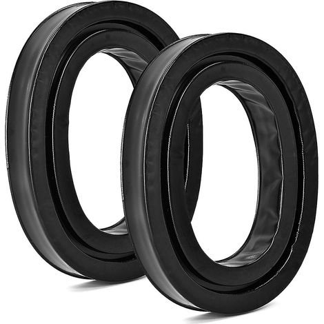 Lot de 2 coussinets d'oreille en gel de silicone pour casque d'écoute, protège-oreilles pour Worktunes