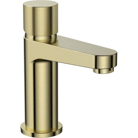 Orbit Koko Mono Basin Mixer Tap - Brushed Brass