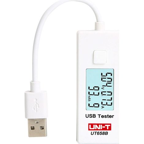 UNI-T UT658B SÉRIE UT658 TESTEUR USB, 3 V-9 V, 0 A-3,5 A