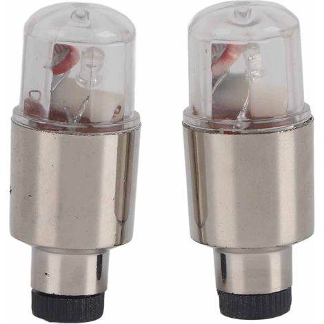 2 Unités Lumières de Roue - LED Brillant pour Valves de Pneu Voiture, Camion, SUV, Moto et Vélo (1/5)