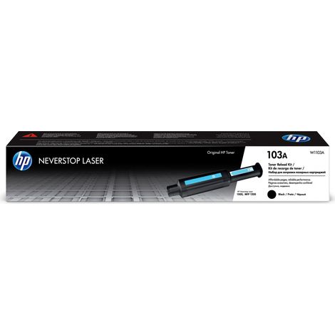 Toner HP 103A Neverstop (W1103A) Noir (Kit de recharge de toner) (1/3)