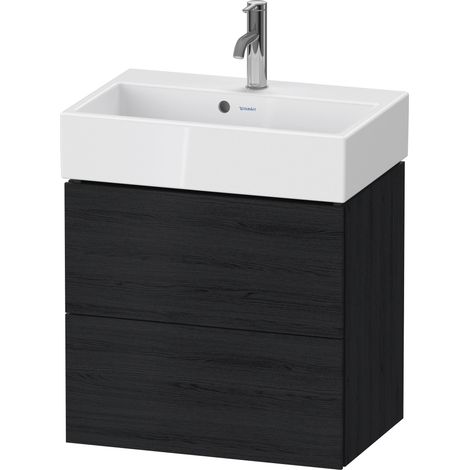 Duravit L-Cube bâti-support lavabo suspendu, Compact, 2 tiroirs,