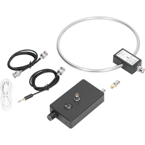 Antenne radio ondes courtes, boucle en acier inoxydable pour réception intérieure 2,3–30 MHz (1/5)