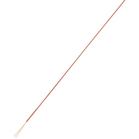 TRU COMPONENTS 1571019 Litze LiFY 1 x 0.50 mm² Rot 10 m