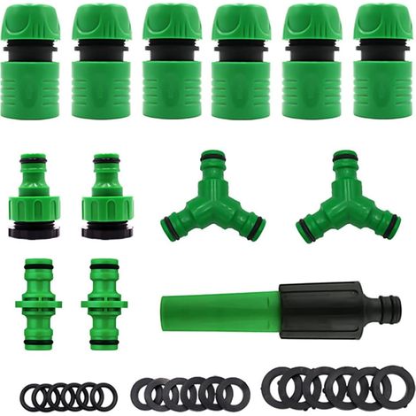 10 Pièces Raccord, Connecteur rapide, Adaptateur robinet, Plastique ABS, Jardin, Lavage voiture(Troisième trimestre : Nouveaux produits en septembre) (1/5)