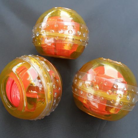 Balle gyroscopique multifonctionnelle pour l'exercice de la main et du poignet, idéale pour le golf et le tennis (orange) (1/5)